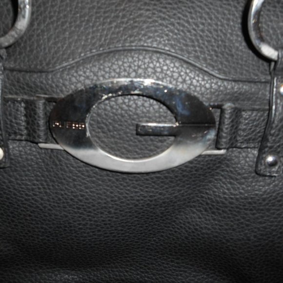 Large Guess Black Bag Tote - Picture 4 of 8